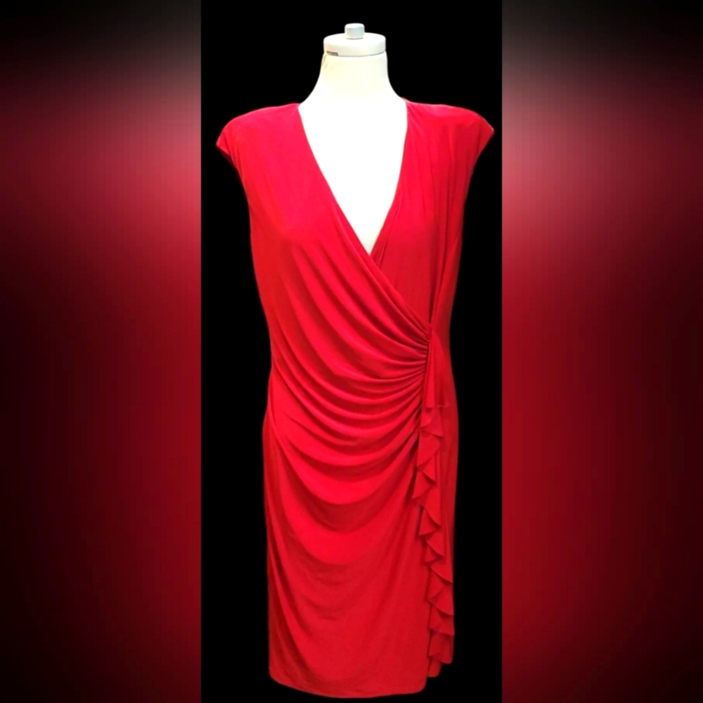 American Living Size 14 Red Dress